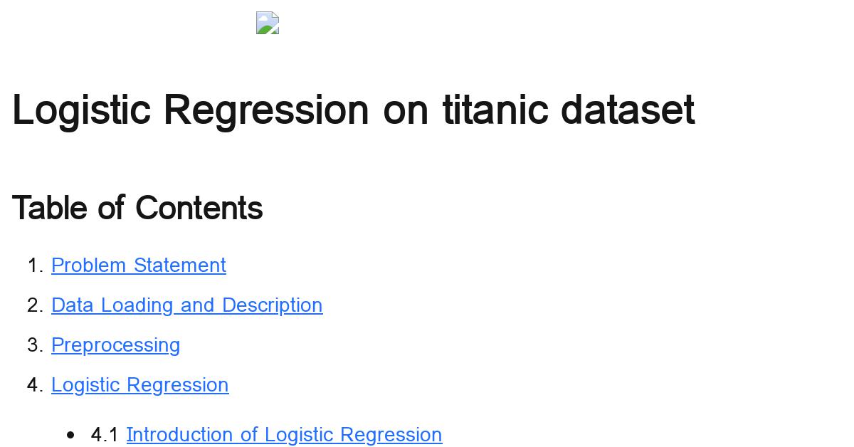 logistic-regression-titanic-dataset