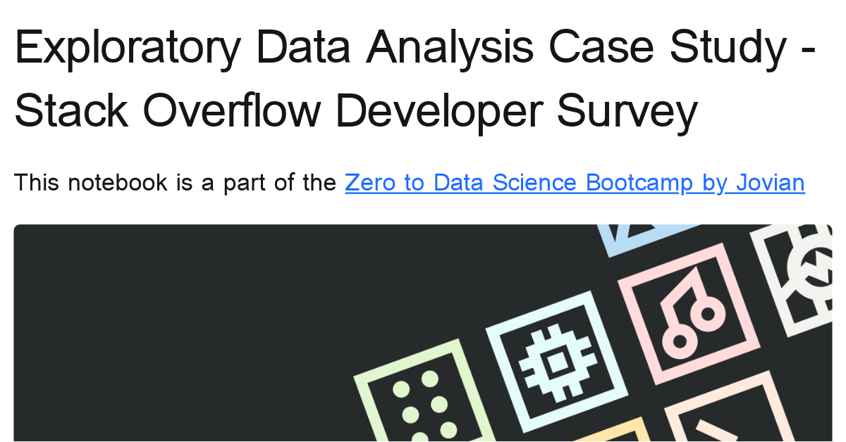 Stackoverflow Survey Exploratory Data Analysis Notebook by Aakash Rao