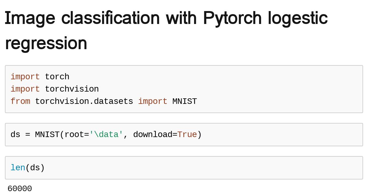image-classification-with-logestic-regression-pytorch