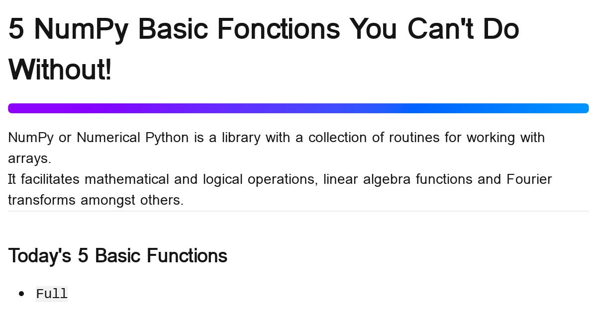 assignment 2 numpy array operations