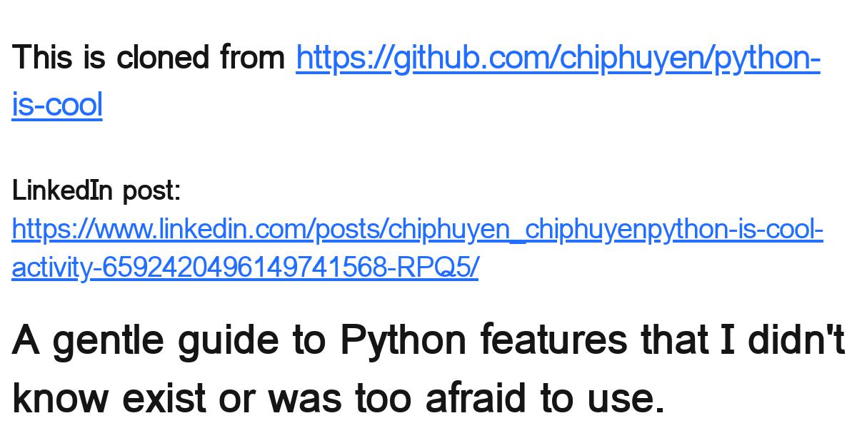 cool-python-tips-by-chip-huyen