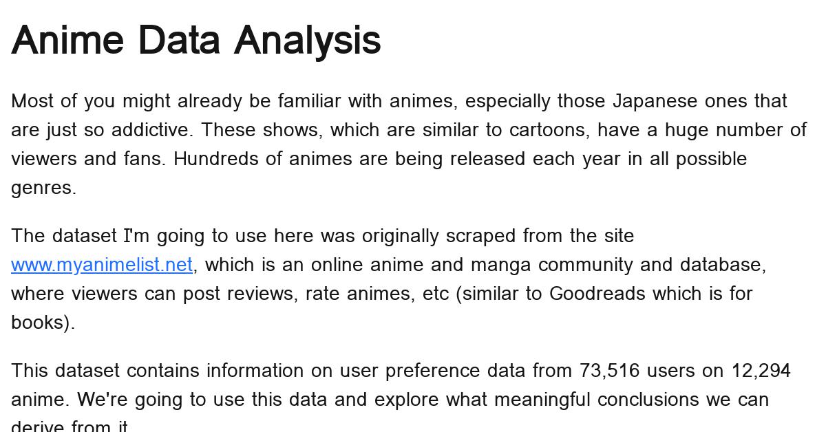  Anime and Manga Database and Community