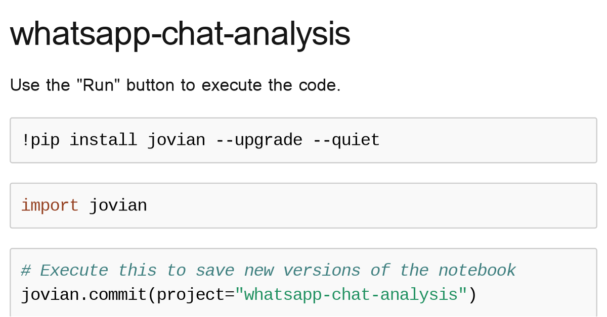 Whatsapp Chat Analysis - Notebook by Bitupan Arandhara (bitupan7) | Jovian