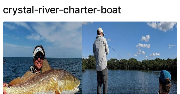 Crystal River Charter Boat - Notebook by Crystalriver Fishing (crystalriverfishingus) | Jovian