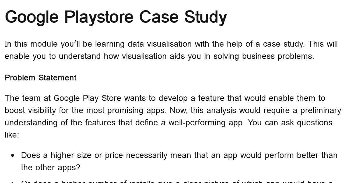 case study topics in python