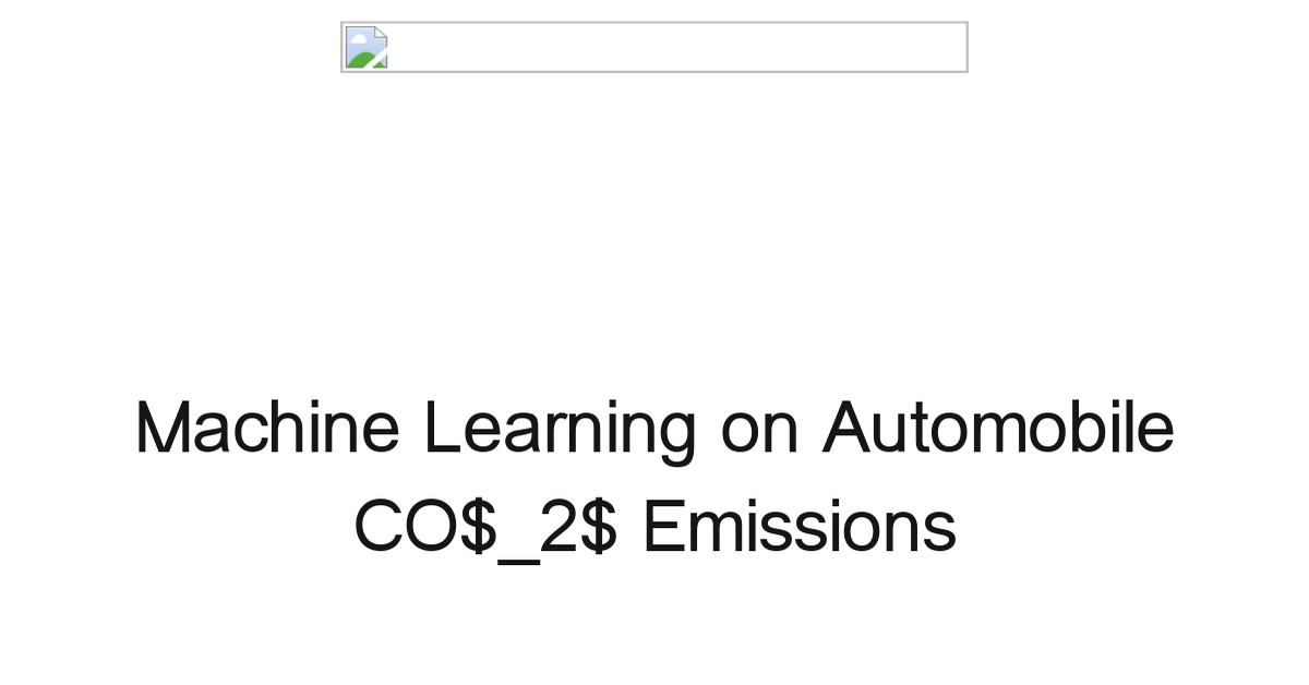 ml-foundation-project-co2-emissions
