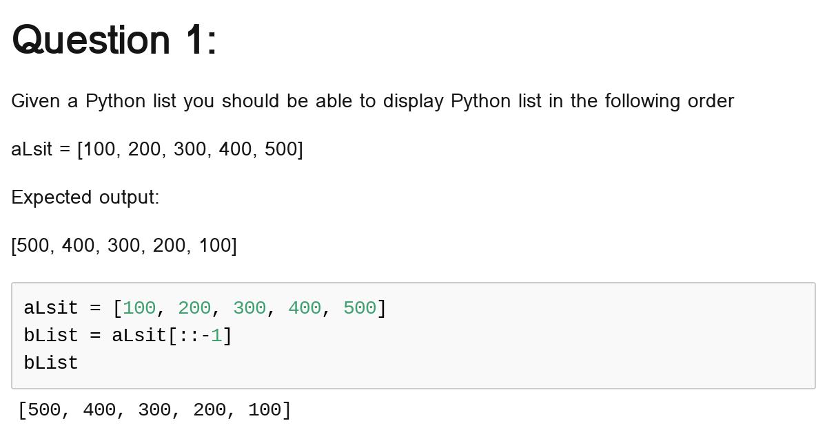 python-list-exercise