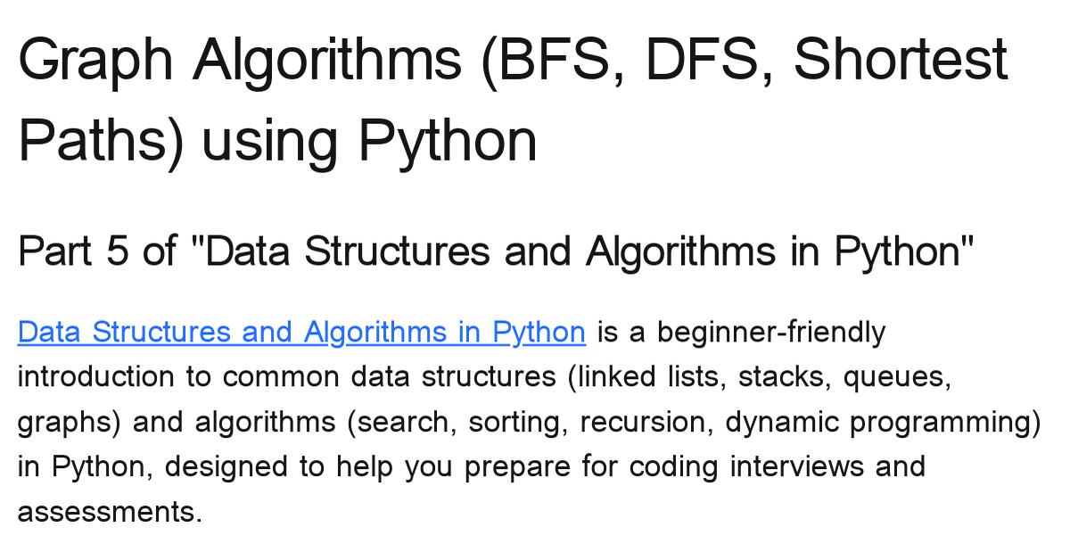 python-graph-algorithms
