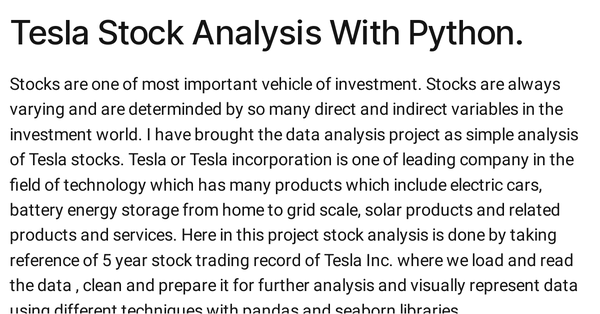 tesla-stock-analysis