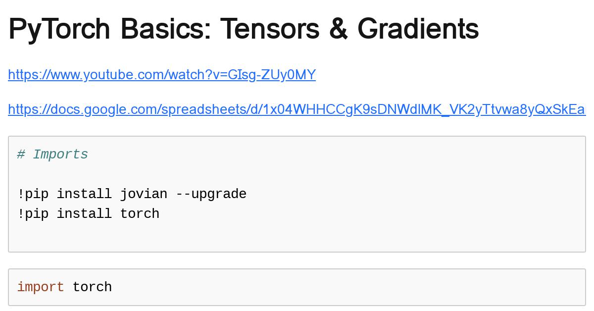 Stelios/pytorch-basics-tensors-and-gradients - Jovian