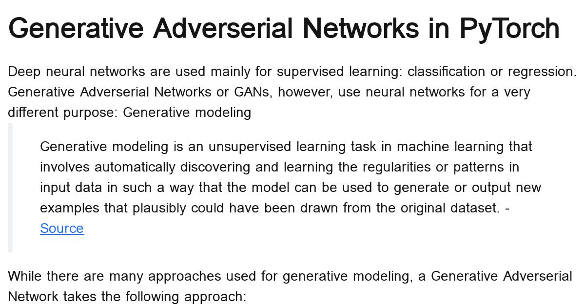 generative-adverserial-networks-in-pytorch