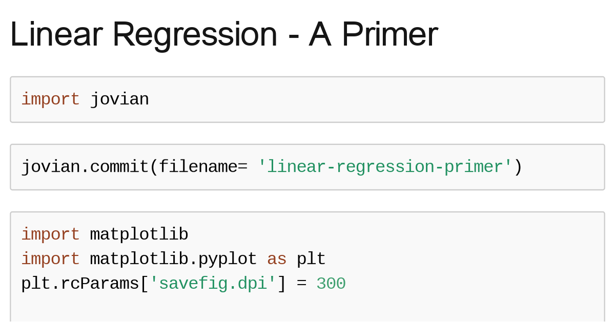linear-regression-primer