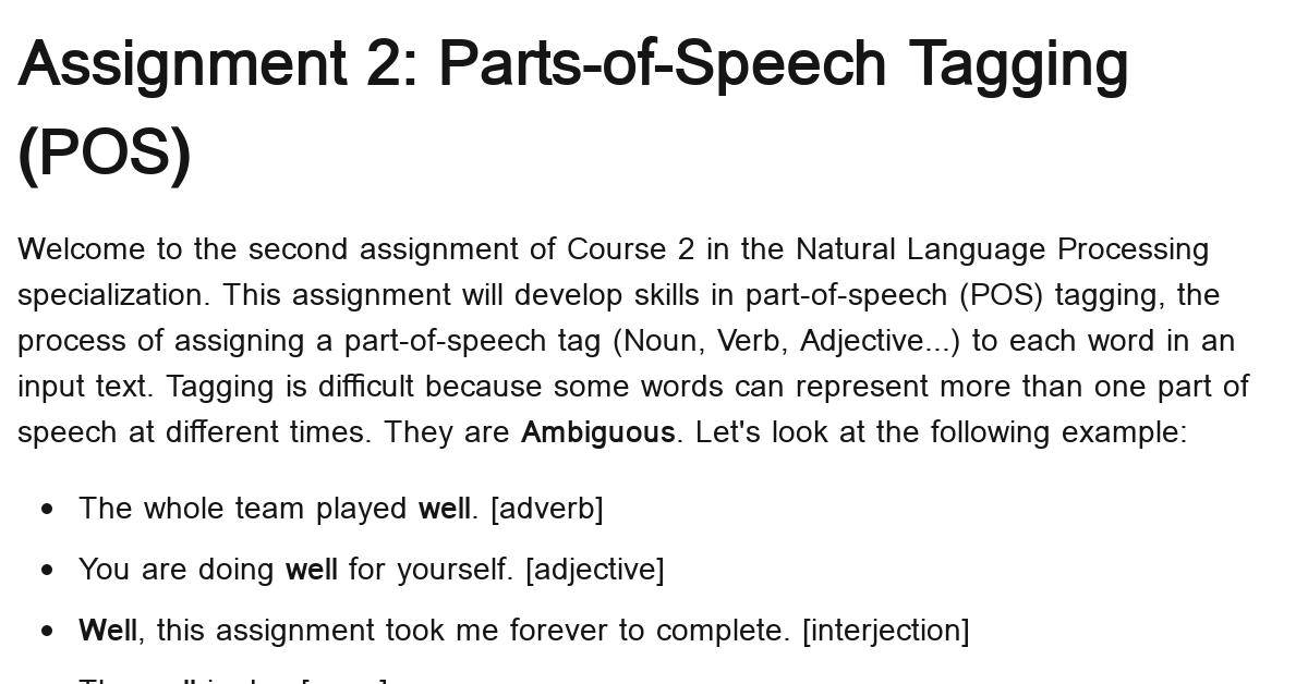 parts-of-speech-tagging