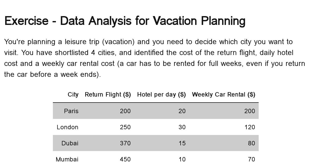 data-analysis-for-vacation-planning