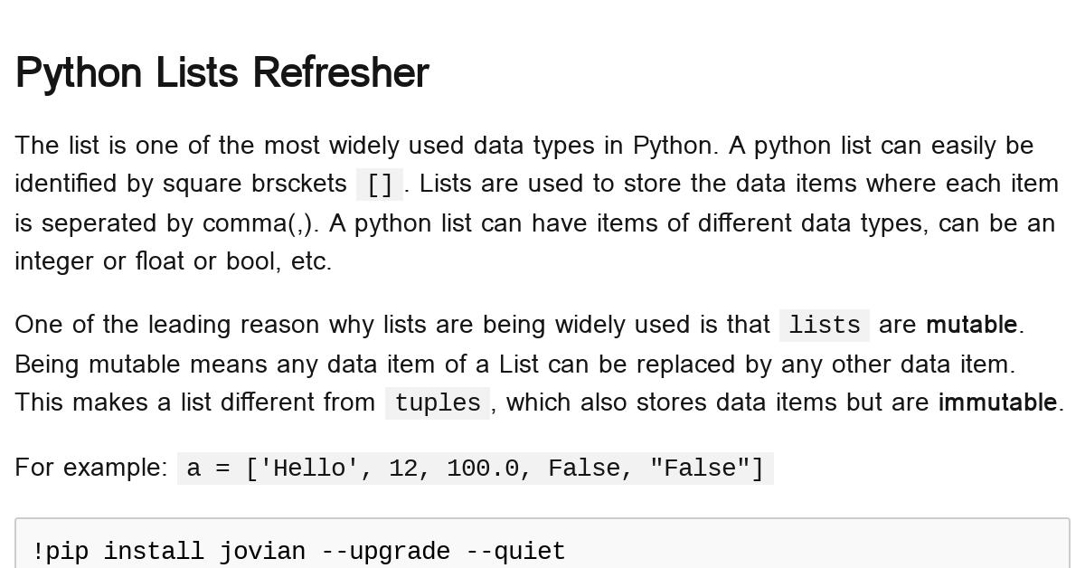 python-lists-refresher