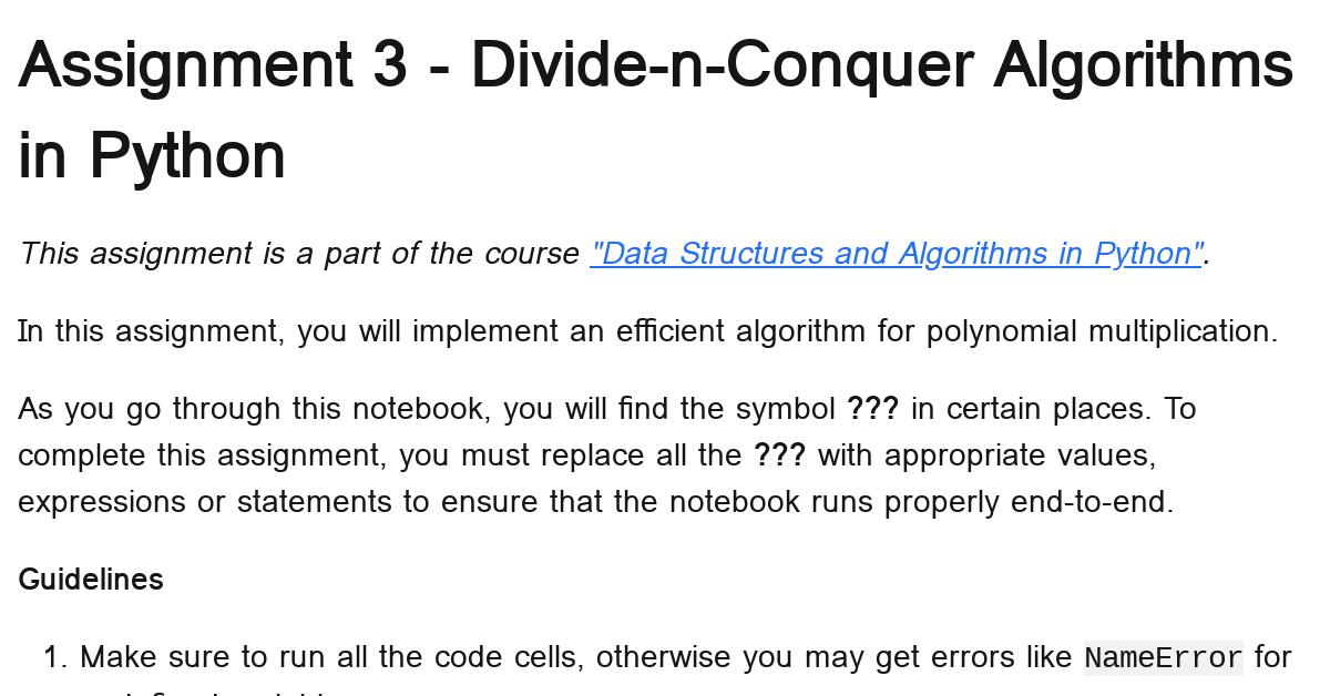 python-divide-and-conquer-assignment