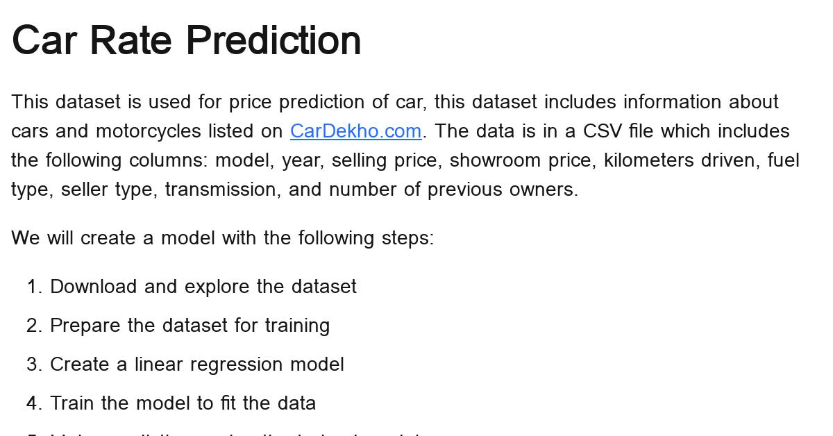 car-rate-prediction